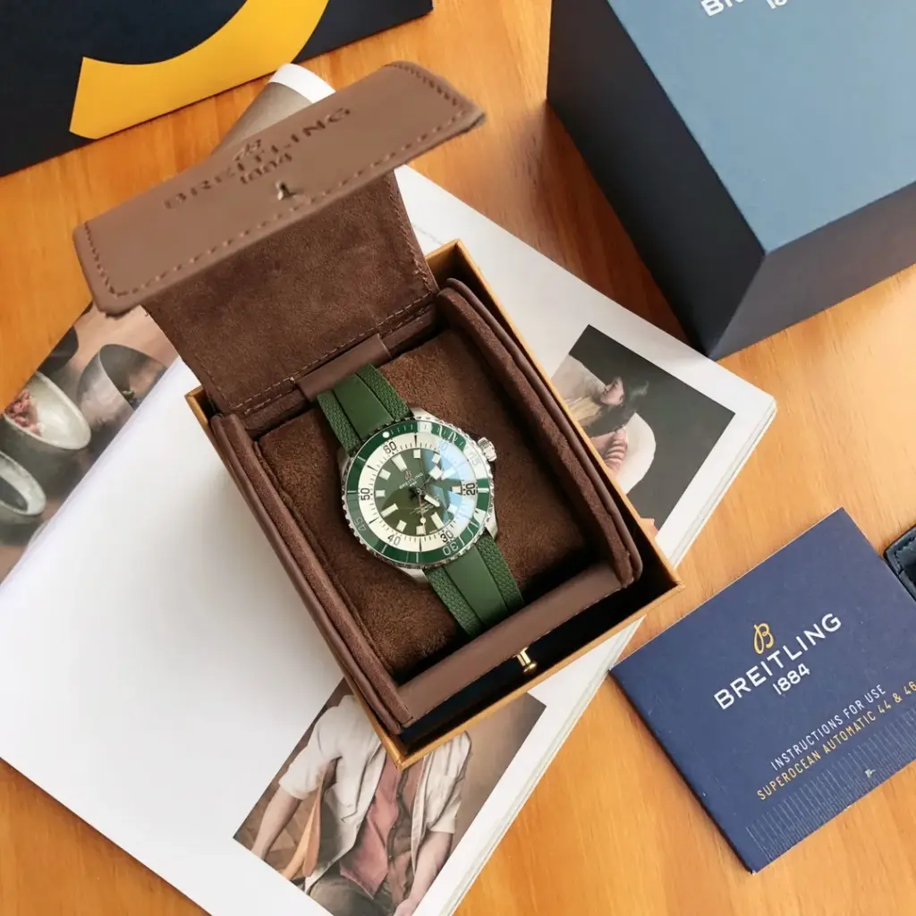BLS Factory Breitling Superocean 42mm Green dial — image 5