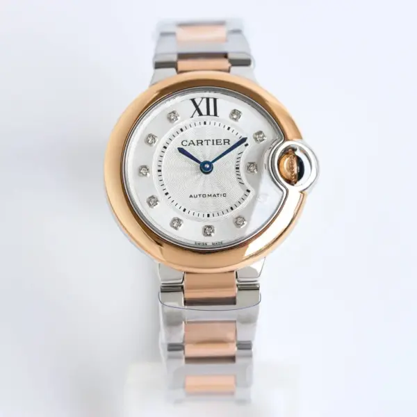 3K Factory Cartier Ballon Bleu Automatic Watch Rose Gold Steel – Best Replica Watch