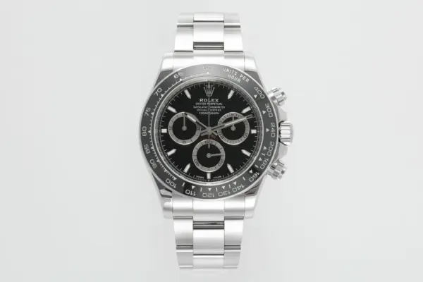 VS Factory Rolex Daytona M126500LN Perfect Edition – Silver Stainless Steel, Black Dial, Watches Chronograph
