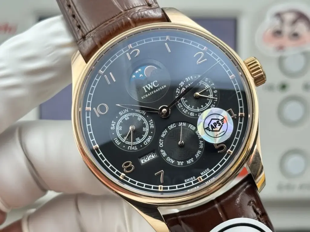 APS Factory IWC Perpetual Calendar Collection Black dial — image 4