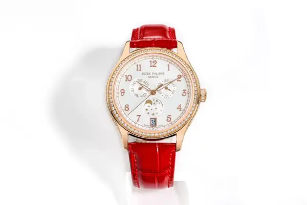 GR Factory Patek Philippe Complications 4947R Rose Gold Red Leather Super Clone Replica Watch