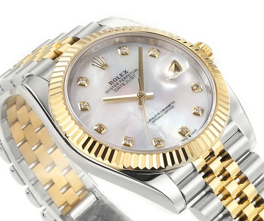 AR Factory Rolex Datejust 41mm White Mother-of-Pearl Diamond dial — image 4