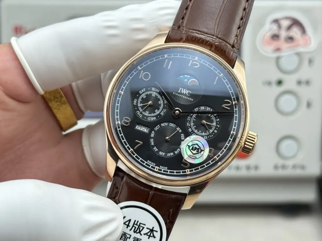 APS Factory IWC Perpetual Calendar Collection Black dial — image 3