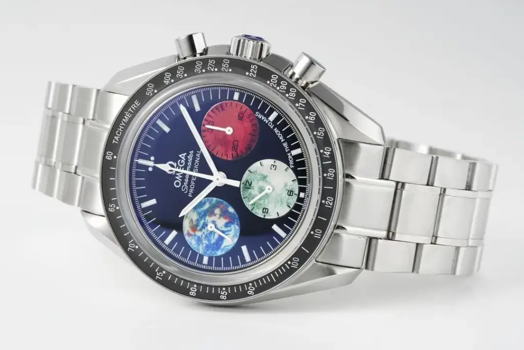 OR Factory Omega Speedmaster Blue Red White dial — image 5