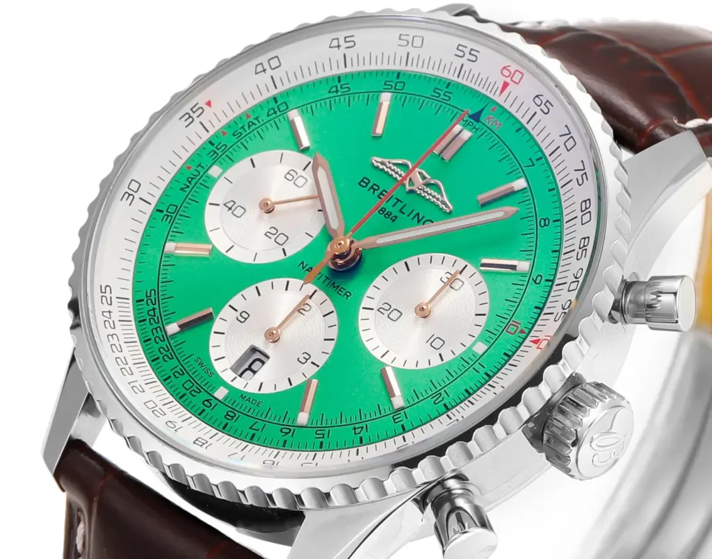 BLS Factory Breitling Navitimer Green dial — image 2