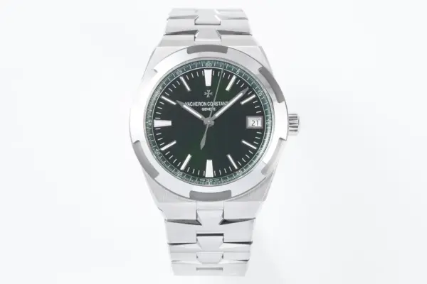 8F Factory Vacheron Constantin Overseas 4500V Series – 41mm Stainless Steel Watch with Green Dial and Steel Bracelet – Best Super Clone Watch