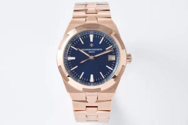 PPF Factory Vacheron Constantin Overseas 4500V Series – Rose Gold Case, Blue Dial, Automatic Super Clone Watch – Best Replica Quality