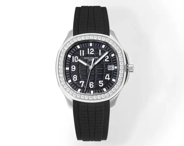 GR Factory Patek Philippe Aquanaut Luce 5268 Black Rubber Super Clone Replica Watch