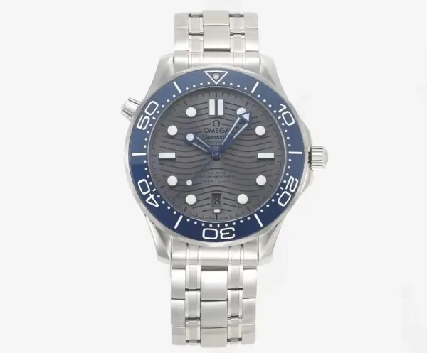 VS Factory OMEGA Seamaster Planet Ocean 600m Co-Axial Master Chronometer 42mm Diver’s Watch – Black Dial, Stainless Steel Bracelet by VSF Watches Brand