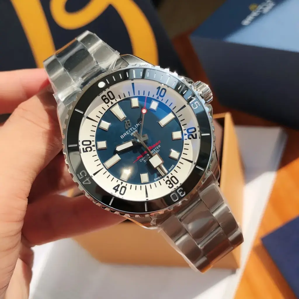 BLS Factory Breitling Superocean Blue dial — image 3