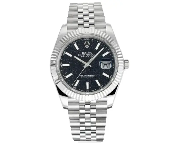 Rolex Datejust 41mm Watch – Gold Sandstone Dial, Stainless Steel Jubilee Bracelet