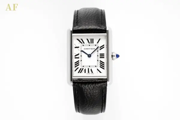 3K Factory Cartier Tank Solo Quartz Watch Black Leather – Top Replica Watch
