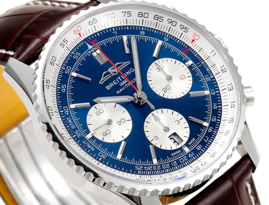 BLS Factory Breitling Navitimer 43mm Blue dial — image 4