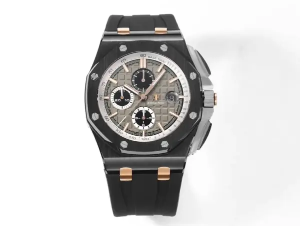 ZF Factory Audemars Piguet Royal Oak Offshore Chronograph Black Ceramic Rose Gold – Premium Super Clone Watch
