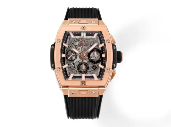 ZF Factory HUBLOT Spirit of Big Bang King Gold Black Rubber Strap Limited Edition Watch – Model 642.NX.0170.RX – Super Clone Edition