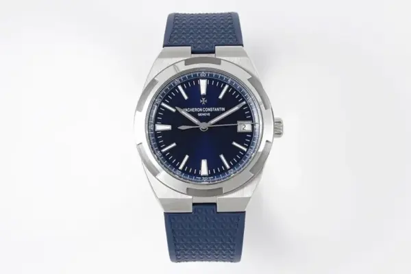 PPF Factory Vacheron Constantin Overseas 4500V Series – Blue Dial, Rubber Strap, Luxury Steel Super Clone Watch(Included an extra leather strap and steel bracelet)