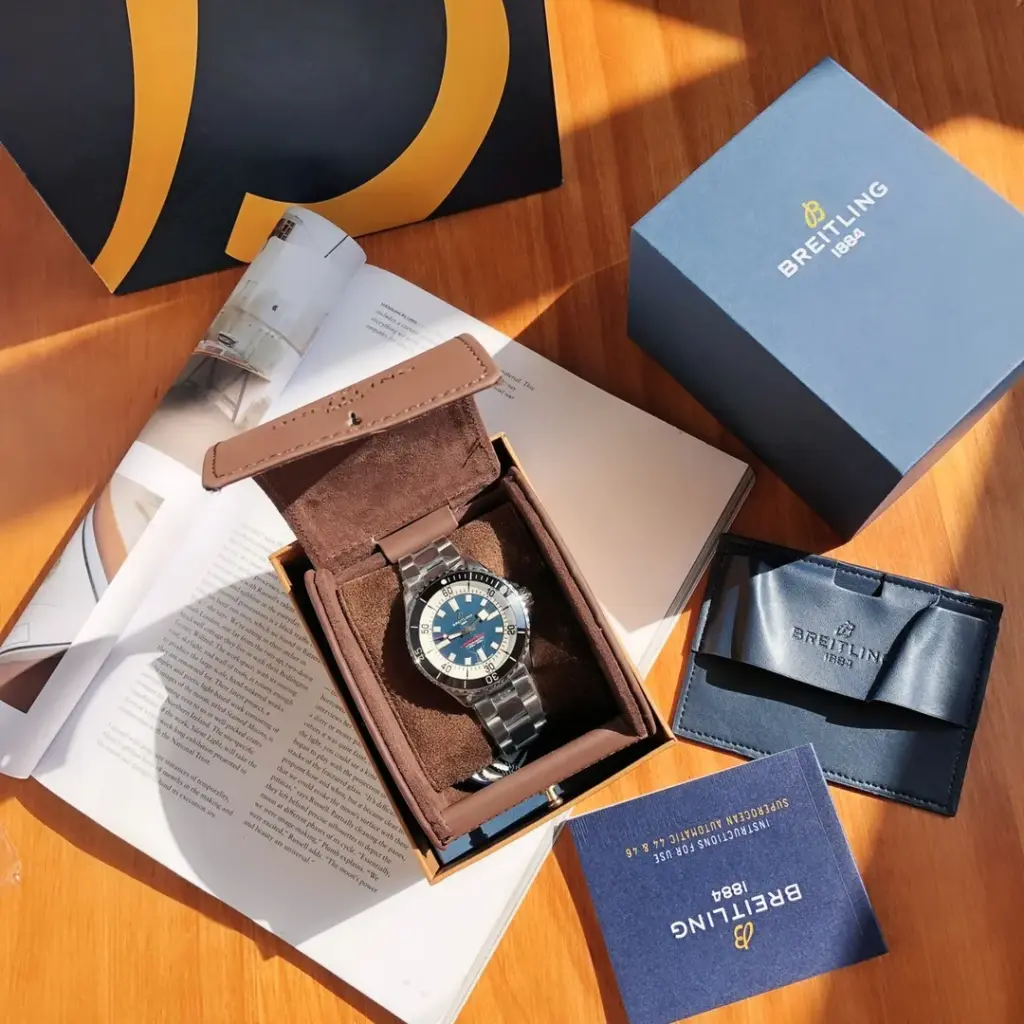 BLS Factory Breitling Superocean Blue dial — image 4