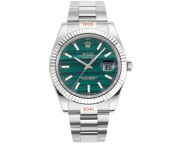 Rolex Datejust 41 Custom Malachite Dial – Premium Super Clone Rolex Luxury Timepiece
