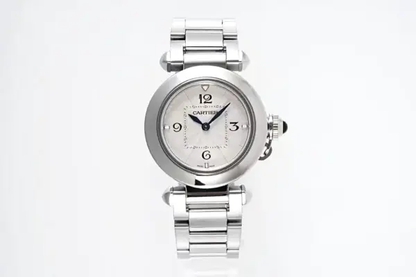 3K Factory Cartier Pasha de Cartier Watch Silver Stainless Steel – Top Replica Watch