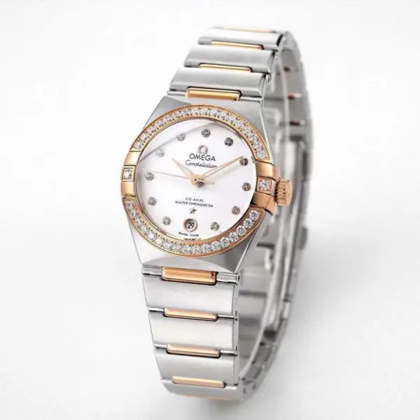 Omega Constellation 29mm White Dial Two-Tone VSF Watch Replica – Premium Quality VSF Timepiece Collection