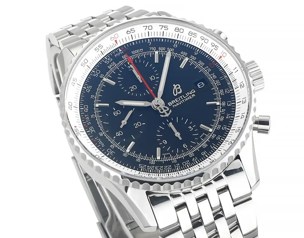 OM Factory Breitling Navitimer Blue dial — image 3