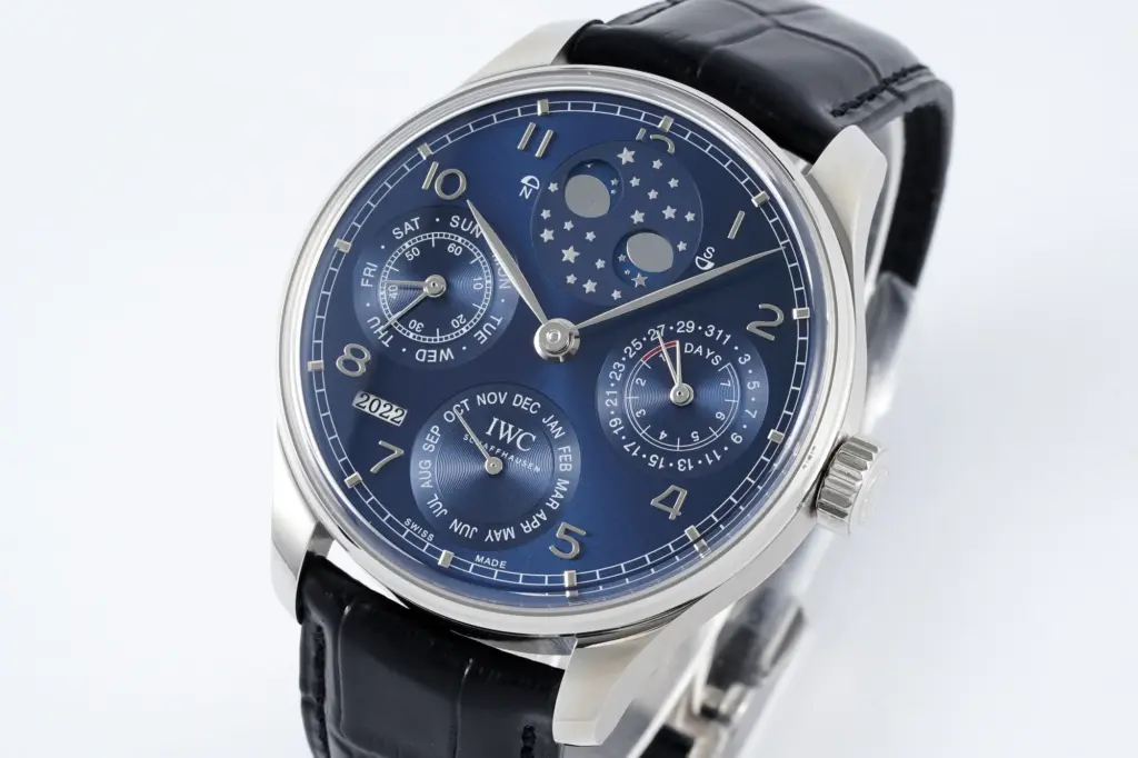 APS Factory IWC Perpetual Calendar Collection Blue dial — image 3