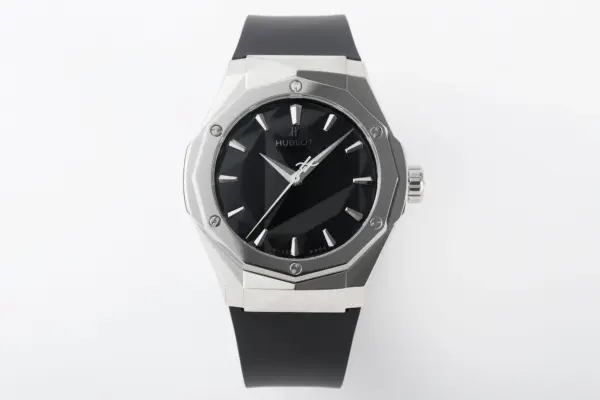 TW Factory Hublot Classic Fusion x Richard Orlinski Black Dial Stainless Steel Rubber Strap Super Clone Watch