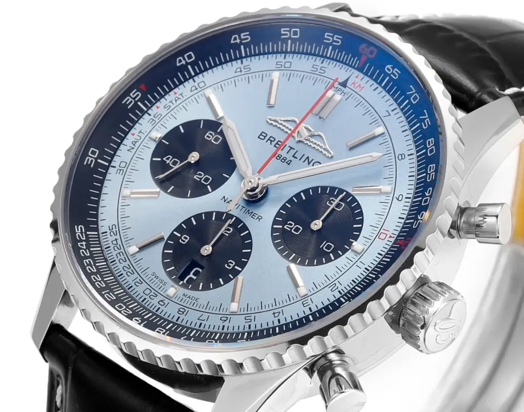 BLS Factory Breitling Navitimer 43mm Blue dial — image 4