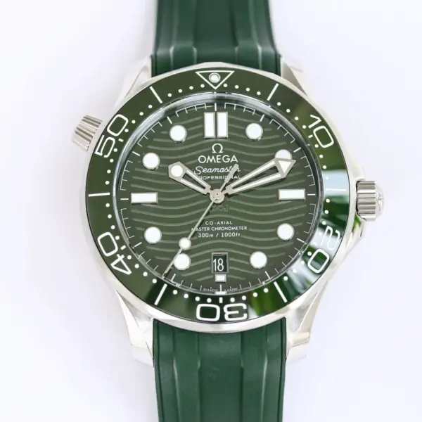 VS Factory Omega Seamaster Diver 42mm Green Rubber – Premium VSF Watches
