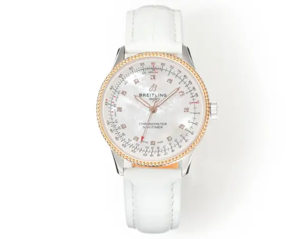 KOR Factory Breitling Navitimer Automatic White Leather – Premium Super Clone Watch